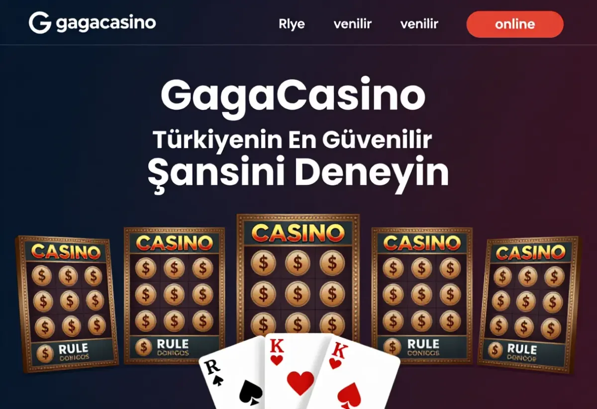 GagaCasino ile Şansınızı Deneyin - Türkiye'nin En Güvenilir Online Casino - GagaCasino
